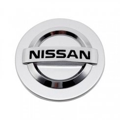 Zaślepka środkowa koła NISSAN 60mm srebrny
