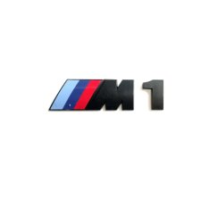 BMW M-Paket 1 Schriftzug Kotflügel vorne Schwarz 55mm