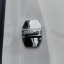 4 pcs MERCEDES Protective cover for the door latch- silver