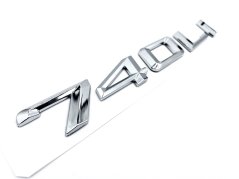 740Li inscription old style - chrome