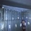 Cadena de luces LED LUMA LED 138, bisagra estrellas y meses 3m - cable 1,5m, blanco frio