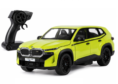 RC BMW XM kovový model hračka na baterie světla zvuk 1:24 Zelená