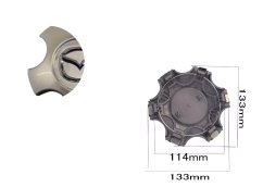 Wheel center cap FORTUNER 2019 133mm  silver