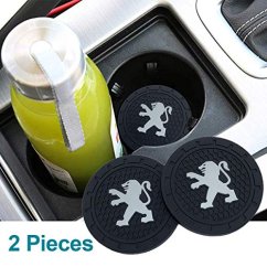 PEUGEOT, 2 pcs Coasters, drink mat for the drink holder