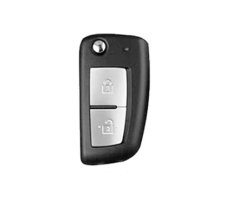 LUXURY key cover for NISSAN cars black glossy/chrome