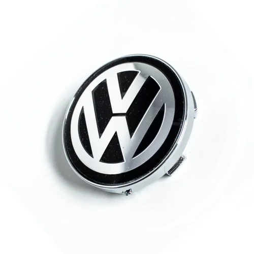 Calota central da roda VW VOLKSWAGEN 60mm prata cinza