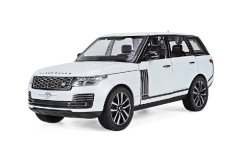 Range Rover Metallmodell Spielzeug Batterie Lichter Sound 1:24 Weiß
