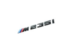 BMW M 235i nápis 176mm zadní černá