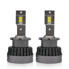 D4S Lâmpadas LED xenônio frontais para luzes, D4S até 500% mais brilho 6000-6500k