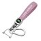 LAND ROVER key fob, keychain, pink leather
