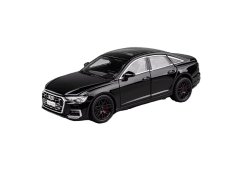 Audi A6 metalen model speelgoedbatterijverlichting klinkt 1:32 Zwart