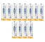 12 piles Rechargeables DOUBLEPOW puissantes AA 3200 mAh 1,2 V Ni-Mh, charge 1500x