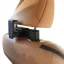 Unikátny závesný háčik, vešiak hlavovej opierky prednej sedačky bez držiaka na telefón a tablet