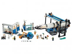 LEGO City 60229 Assemblage et transport d'une fusée spatiale