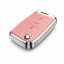 LUXURY key cover for VW VOLKSWAGEN SKODA pink