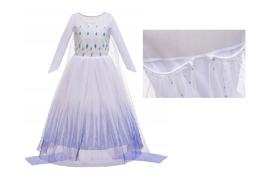 Kostým dětský Frozen 2 Ledové království Elsa šaty M 120