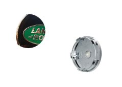 Zaślepka środkowa koła LAND ROVER 60mm czarny zielony