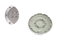 Krytky kol, pokličky na kola AUDI 148mm šedá stříbrná 4B0601165A