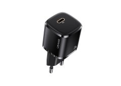 USAMS US-CC124 kištukas T36 20 W PD USB-C / C tipo vieno prievado mini kelioninis įkroviklis EU
