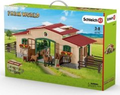 SCHLEICH 42195 Stable with horses and accessories