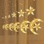 LUMA LED 138 LED light chain, hinge stars and months 3m - cable 1.5m, warm white
