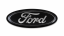 FORD emblem 143 x 60mm front and back emblem, logo - glossy black