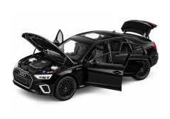 Audi A4 igračka metalni model svjetla na baterije zvuk 1:32 Crna