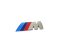 BMW M-packet inscripción guardabarros delantero cromado 45 mm