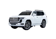 Toyota Land Cruiser LC300 metalen model speelgoedbatterijverlichting klinkt 1:24 Wit