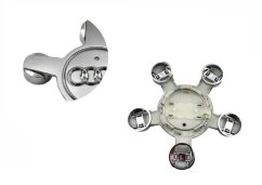 Wheel center cover AUDI 135mm silver 4F0601165N