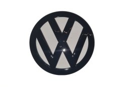 VW GOLF IV (1997-2008) badge op de voorkant, logo (12,15 cm) - zwart glanzend