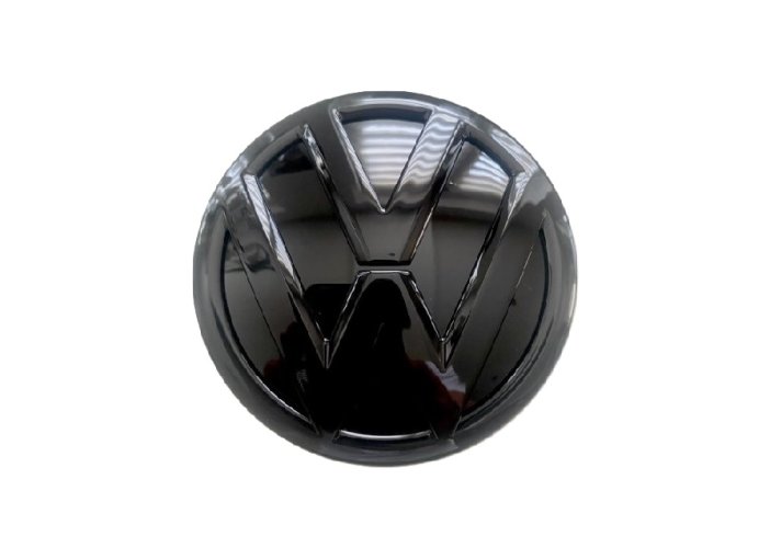 VW PASSAT B7 (2010-2015) zadný znak, logo (10cm) - plná čierna lesklá