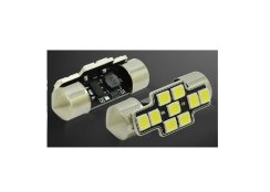 Autolampen met LED-achtergrondverlichting 31mm 12V C5W-9SMD-2835 Canbus 400LM Wit
