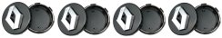 4pcs Wheel center caps RENAULT 57mm black 403154214R