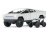 Tes Cybertruck metalen model speelgoedquad op batterijen 1:24 zilver