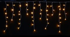 LUMA LED Christmas light rain 648 LEDs 20m power cable 5m IP44 cold white with a timer