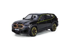BMW XM metalen model speelgoedbatterijverlichting klinkt 1:24 zwart