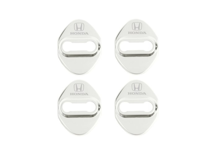 4 pièces HONDA Capot de protection du loquet de porte- argent