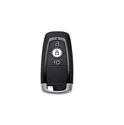 LUXURY key cover for FORD cars black glossy/chrome
