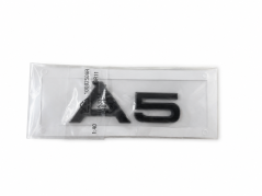 Audi A5 rear door lettering - glossy black