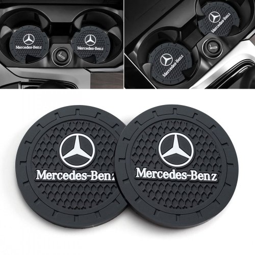 MERCEDES BENZ, 2 pcs Coasters, drink mat for the drink holder