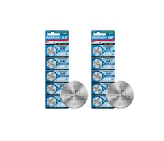 10x DOUBLEPOW CR2450 3V lithuim baterie