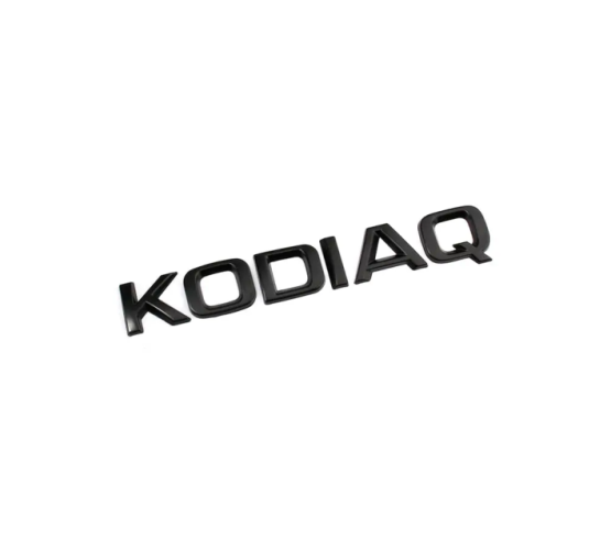Inscrição KODIAQ - preto brilhante 180mm