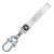 FIAT key fob, keychain white leather