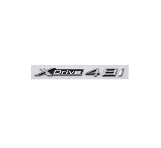 Letras BMW XDrive 48i traseiras 165mm