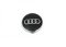 Pyörän keskikorkki AUDI 61mm swart glossy chrome 4M0601170