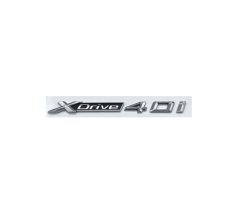 BMW XDrive 40i lettering rear 165mm