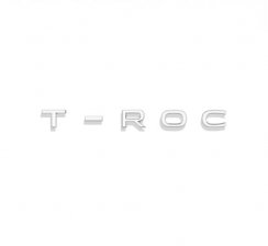 T - ROC inskription - blank krom 178mm