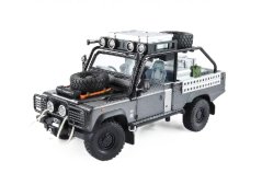 Range Rover Defender 110 kovinski model igrače luči baterije zvok 1:24 Siva