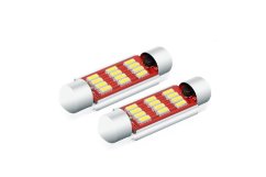 Car bulbs with LED backlight 39mm 12V C5W-12SMD-4014 Canabus 150LM White